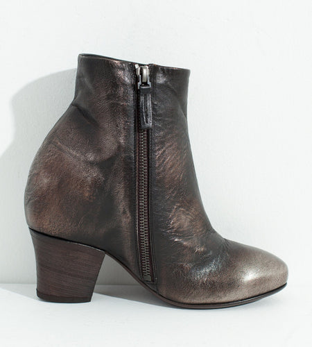 Scavata Ankle Boot in Bronze