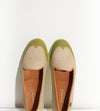 Wingtip Loafer in Lime