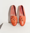 Leather Loafer in Rose