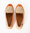 Wingtip Loafer in Orange