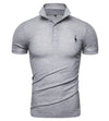 NEGIZBER New Man Polo Shirt Mens Casual Deer Embroidery Cotton Polo shirt Men Short Sleeve High Quantity polo men