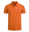 NEGIZBER New Man Polo Shirt Mens Casual Deer Embroidery Cotton Polo shirt Men Short Sleeve High Quantity polo men