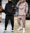 2020 Workwear jacket men's Hooded Jacket+Pants 2PC Sets  baseball  loose Pullover coat & Long Pants Mens Clothing