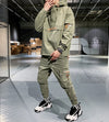 2020 Workwear jacket men's Hooded Jacket+Pants 2PC Sets  baseball  loose Pullover coat & Long Pants Mens Clothing