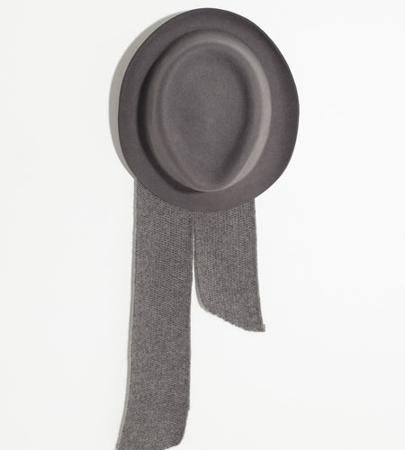Kate Hat in Steel Grey