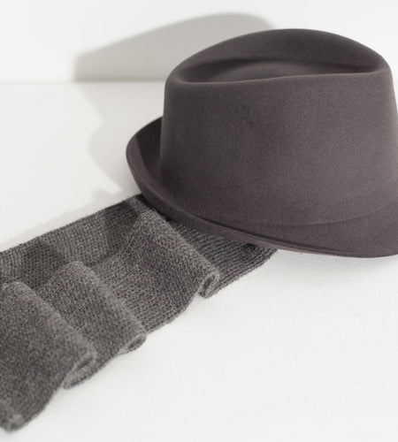 Kate Hat in Steel Grey