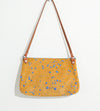 Ink Splatter Shoulder Bag in Mustard/Blue