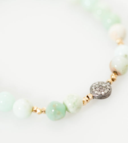 Leopold Bracelet in Green Chrysoprase