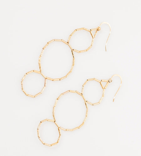 Triple Hoop Earring