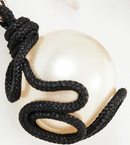 Float Bead Earring in Pearl