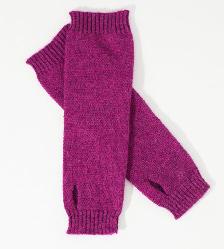 Pikki Mittens in Fuchsia
