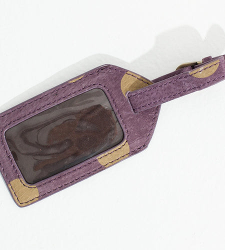 Oscar Luggage Tag in Blueberry