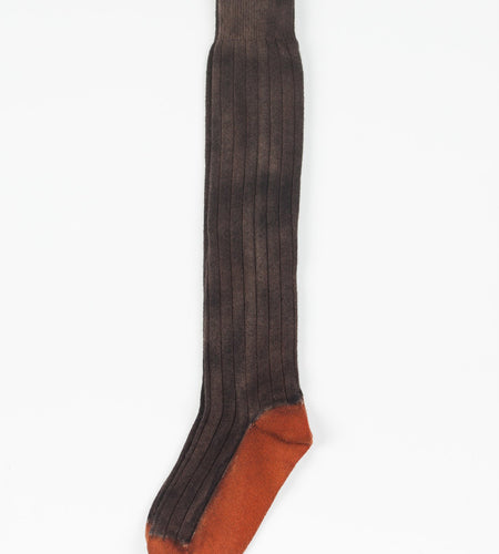 Cashmere Knit Sock in Bronze
