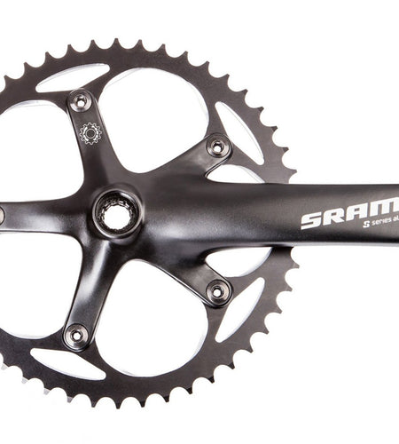 SRAM S100 165mm 48T Black Courier Crankset Power Spline
